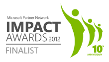 2012 MICROSOFT IMPACT AWARDS FINALIST