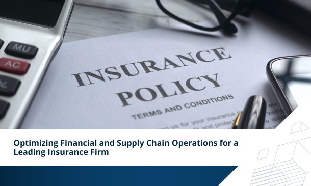 Whitepaper cover image: Optimizing Financial and Supply Chain Operations for a Leading Insurance Firm 